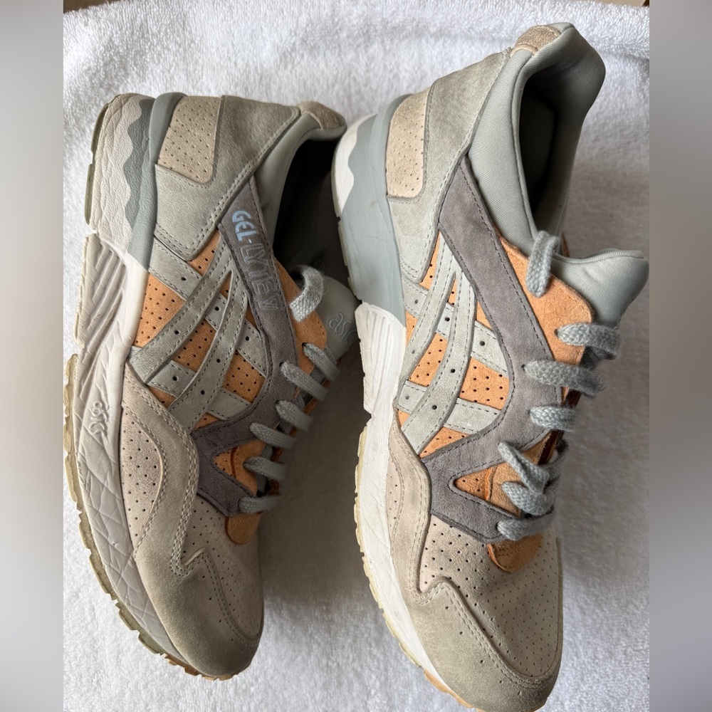 ACISCS GEL-LYTE 5 -Gray Salmon size 8.5 women - HL7K0